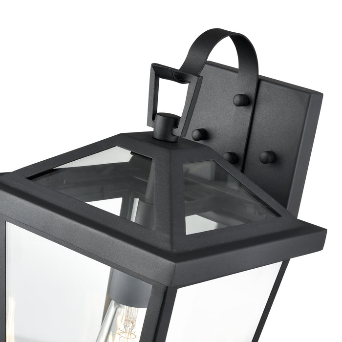 8'' Mensun Textured Black 1 Light Wall Sconce
