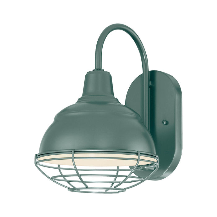 8'' R Series Satin Green 1 Light Wall Bracket