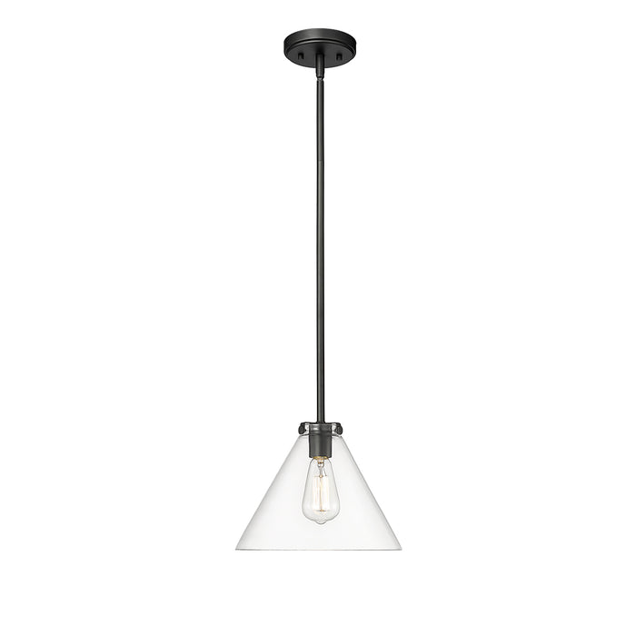 8.25'' Aliza Matte Black 1 Light Pendant