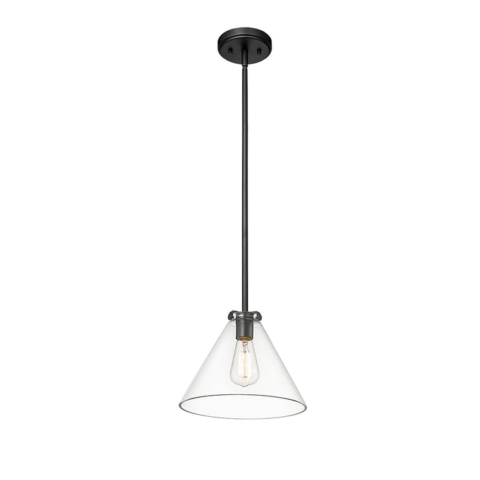 8.25'' Aliza Matte Black 1 Light Pendant