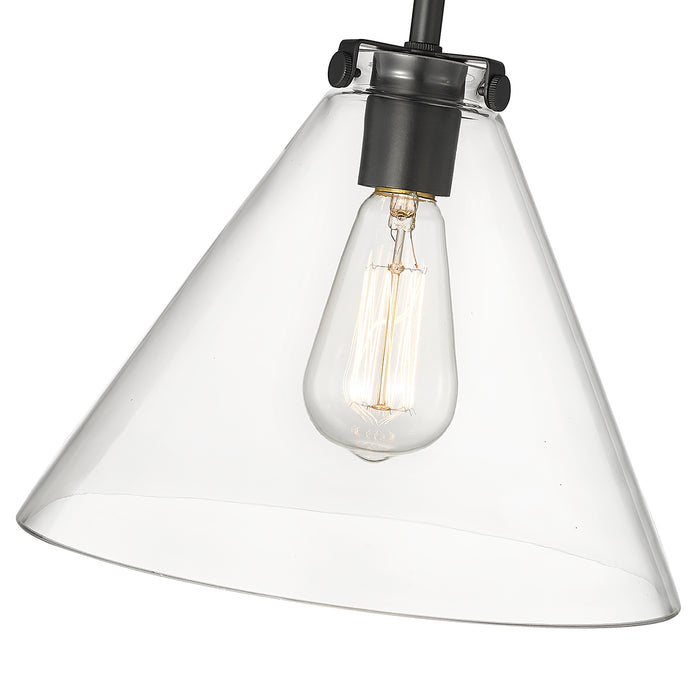 8.25'' Aliza Matte Black 1 Light Pendant