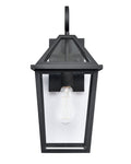 8.25'' Eston Textured Black 1 Light Wall Sconce