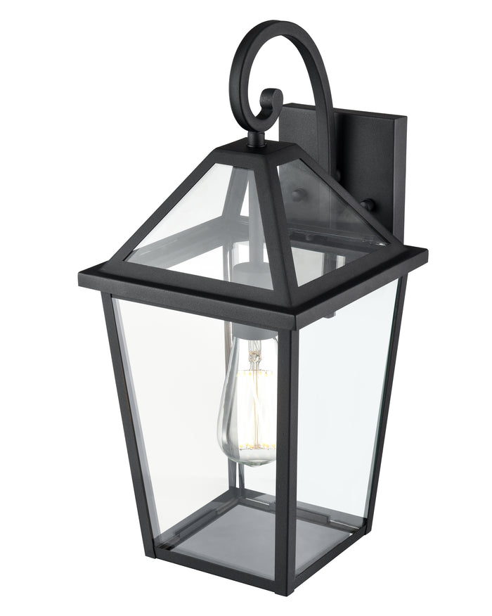 8.25'' Eston Textured Black 1 Light Wall Sconce