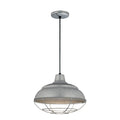 8.25'' R Series Galvanized 1 Light Pendant