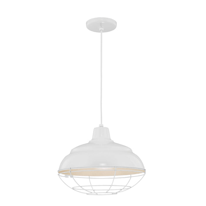 8.25'' R Series White 1 Light Pendant