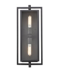 8.3'' Rankin Textured Black 2 Light Wall Sconce