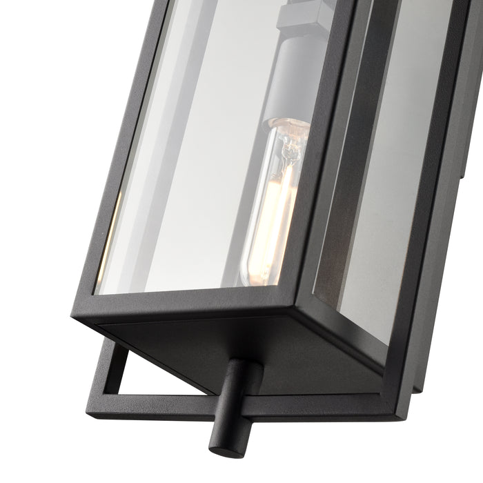 8.3'' Rankin Textured Black 2 Light Wall Sconce