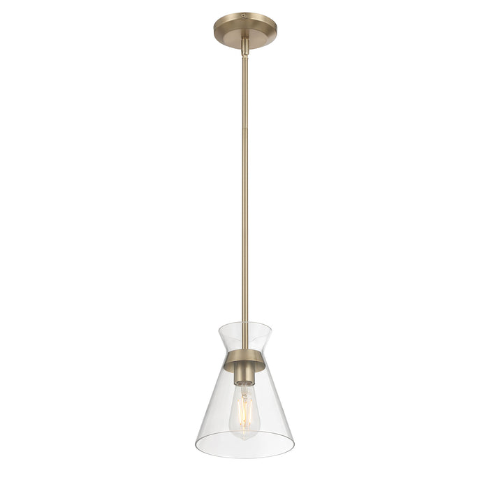 8.5'' Amarella Modern Gold 1 Light Mini Pendant