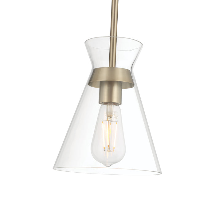 8.5'' Amarella Modern Gold 1 Light Mini Pendant