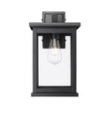 8.5'' Bowton II Powder Coated Black 1 Light Wall Sconce