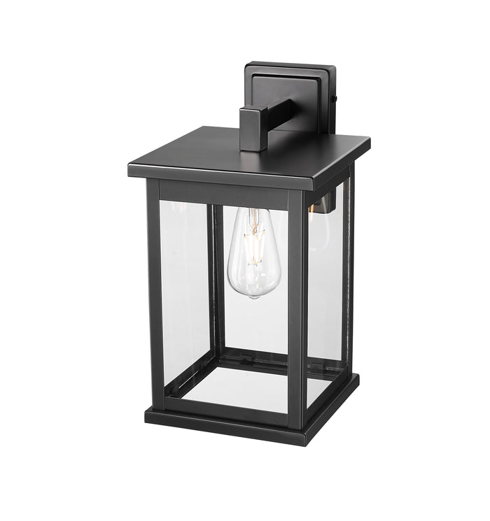 8.5'' Bowton II Powder Coated Black 1 Light Wall Sconce