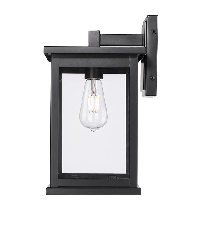 8.5'' Bowton II Powder Coated Black 1 Light Wall Sconce