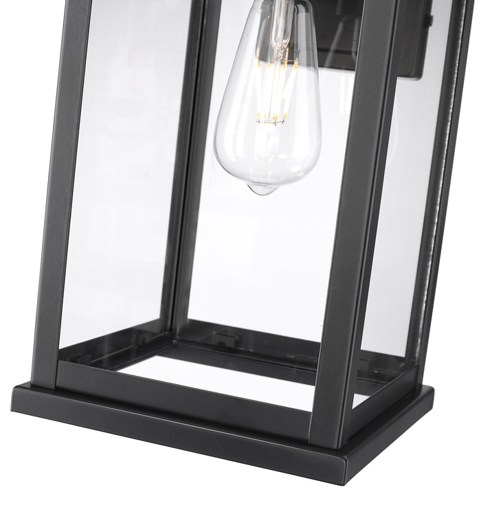 8.5'' Bowton II Powder Coated Black 1 Light Wall Sconce