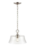 8.5'' Caily Brushed Nickel 1 Light Pendant