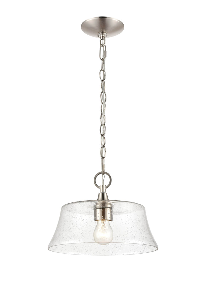 8.5'' Caily Brushed Nickel 1 Light Pendant