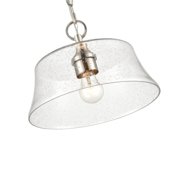 8.5'' Caily Brushed Nickel 1 Light Pendant