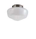 8.5-inch White Jade Metal Shade