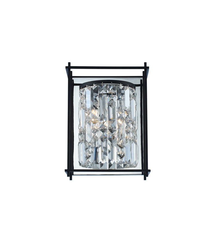 8.5'' Joni 2 Light Matte Black (fluorocarbon) Wall Sconce