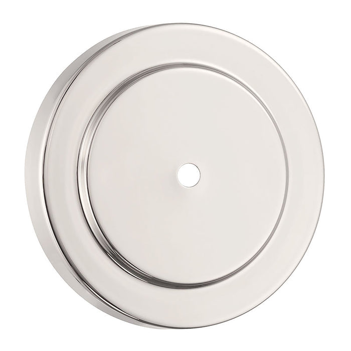 8.75'' Ardezia Polished NickelClear Ribbed 3 Light Semi-Flush Mount