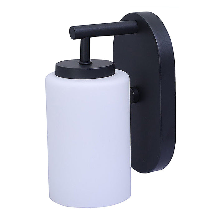 8.75-inch Matte Black Vanity Light