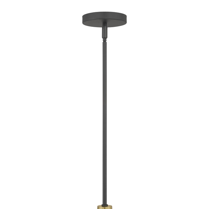 8.75'' Lustria Matte Black 1 Light Mini Pendant