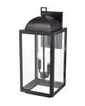 9'' Beaufort Powder Coated Black 2 Light Wall Sconce