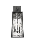 9'' Dutton Powder Coated Black 2 Light Wall Sconce