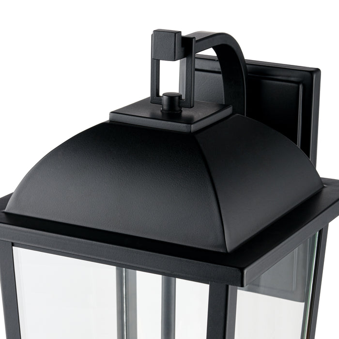 9'' Houston Powder Coated Black 2 Light Lantern
