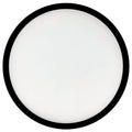 9-inch Black 17W Dimmable LED Flush Mount Ceiling Light, 3000K, 1400 Lumens