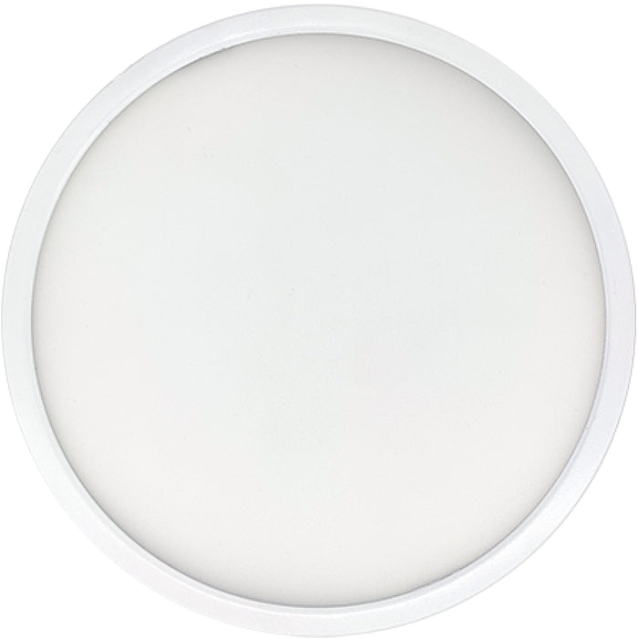 9-inch White 17W Dimmable LED Flush Mount Ceiling Light, 3000K, 1400 Lumens