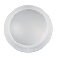 9-inch-White-Outdoor-Flush-Mount-Light-with-3000K-Light-and-Frosted-Lens