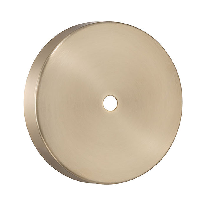 9'' Knightsdale Modern GoldClear 1 Light Semi-Flush Mount
