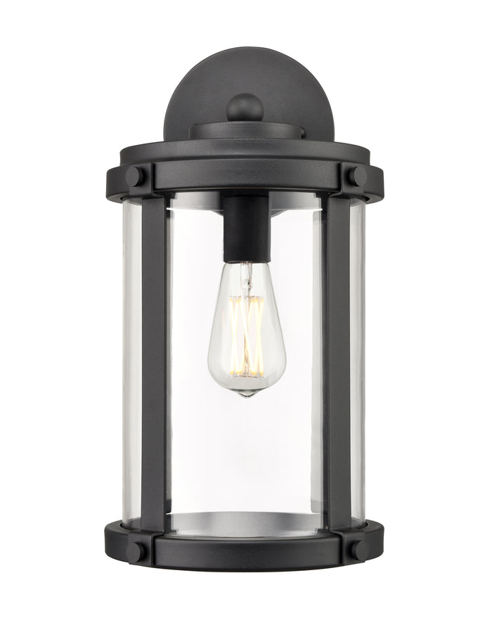 9'' Pennfield Textured Black 1 Light Wall Sconce