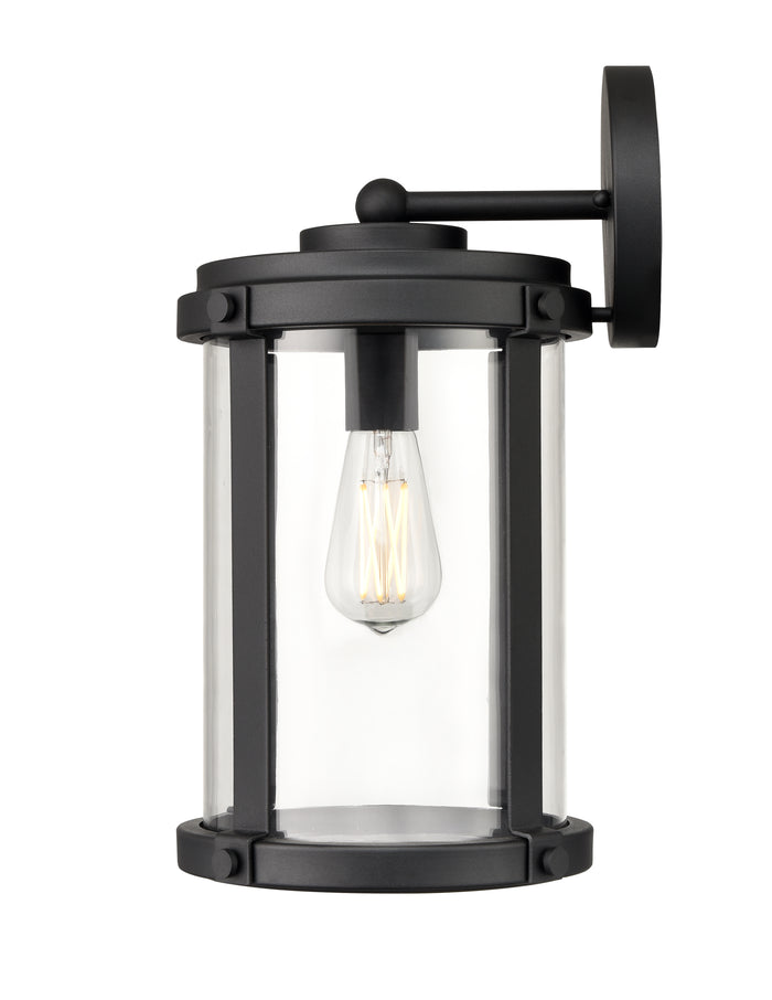 9'' Pennfield Textured Black 1 Light Wall Sconce