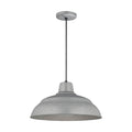 9'' R Series Galvanized 1 Light Pendant