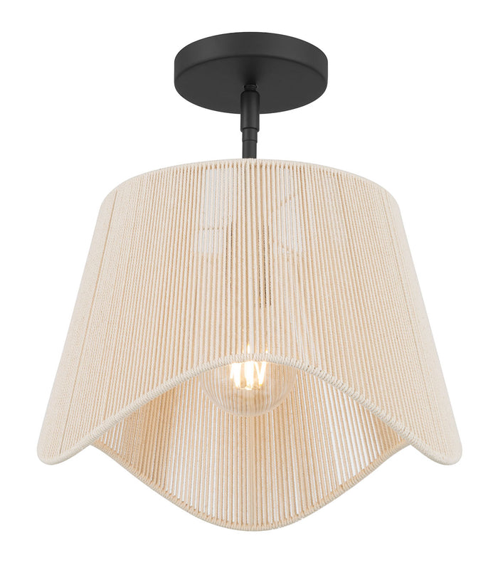 9'' Tulara Matte Black 1 Light Pendant