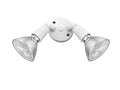 9.25''  Matte White 2 Light Flood Light