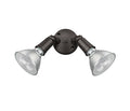 9.25''  Powder Coated Bronze 2 Light Flood Light