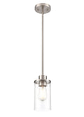 9.5'' Beverlly Brushed Nickel 1 Light Pendant