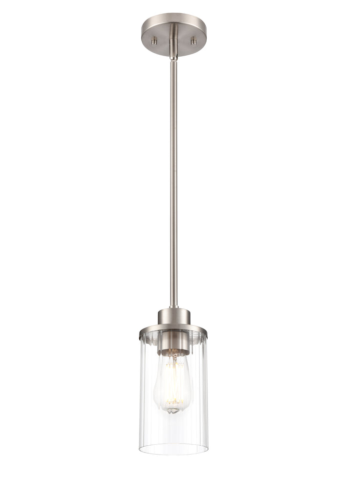 9.5'' Beverlly Brushed Nickel 1 Light Pendant
