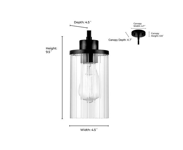9.5'' Beverlly Brushed Nickel 1 Light Pendant