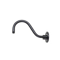 9.5-inch R Series Aluminum Satin Black Gooseneck Arm