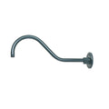 9.5-inch R Series Satin Green Gooseneck Arm with Metal Shade
