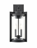 9.75'' Ellway Textured Black 2 Light Wall Sconce