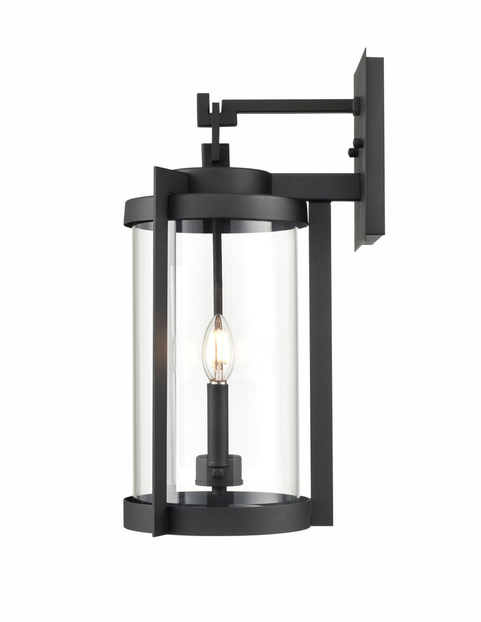 9.75'' Ellway Textured Black 2 Light Wall Sconce