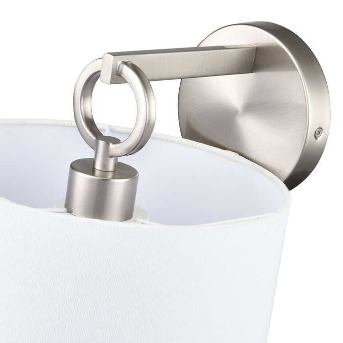 9.88'' Braxstan Brushed Nickel 1 Light Wall Sconce