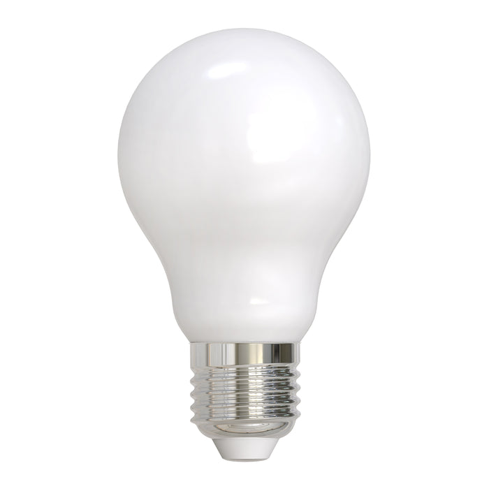 A15 7W Dimmable Milky Filament LED Light Bulb with E26 Base, 3000K, 800 Lumens, 4-Pack, 80 CRI