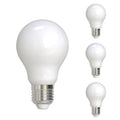 A19 8.5W Dimmable Milky Filament LED Light Bulb with E26 Base, 2700K, 800 Lumens, 4-Pack
