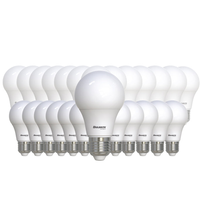 A19 8.5W Non-Dimmable Frost Filament LED Light Bulb with E26 Base, 3000K, 750 Lumens, 25-Pack