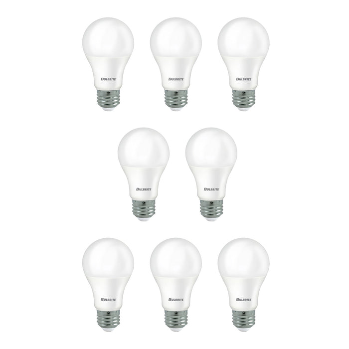 A19 9W Non-Dimmable Frost Filament LED Light Bulb with E26 Base, 4000K, 750 Lumens, 8-Pack